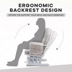 Home Imports Emporium Juego de mecedora y otomana. Mecedora de movimiento suave, silla ergonómica de respaldo alto con reposabrazos acolchados y bolsillos de almacenamiento.