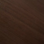 Mesa de comedor de cocina de madera ovalada Dovelina con patas de metal