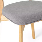 Christopher Knight Home Carmody Juego de Comedor de 7 Piezas de Madera y Tela