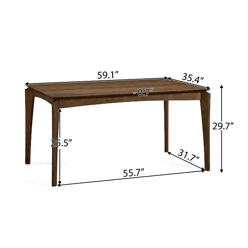 Christopher Knight Home Carmody Juego de Comedor de 7 Piezas de Madera y Tela