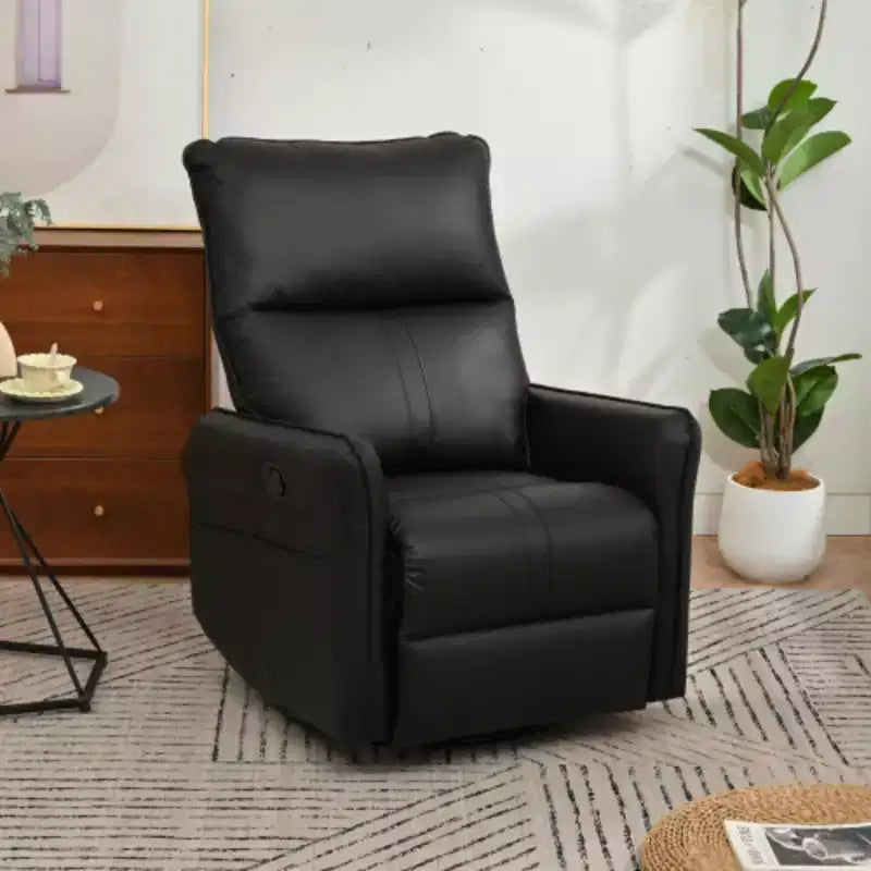 Mecedora reclinable, mecedora giratoria para guardería, mecedora planeadora, sillón reclinable giratorio moderno y pequeño para dormitorio