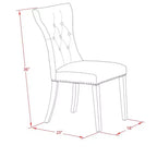Juego de mesa de cocina redonda HomeStock, moderno, lino blanco