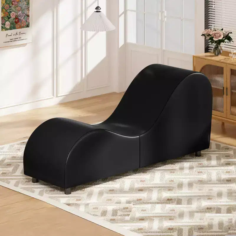 Sillón Mjkone de yoga de terciopelo, sillas de yoga curvas modernas para adultos para estiramientos, relajación, ejercicio