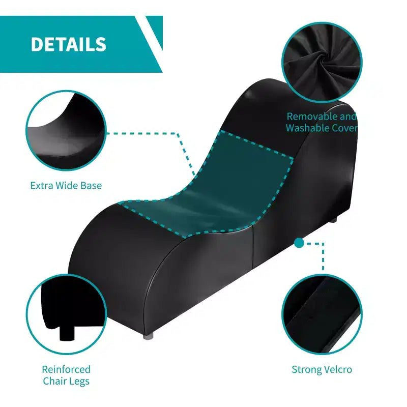 Sillón Mjkone de yoga de terciopelo, sillas de yoga curvas modernas para adultos para estiramientos, relajación, ejercicio