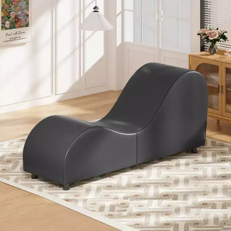 Sillón Mjkone de yoga de terciopelo, sillas de yoga curvas modernas para adultos para estiramientos, relajación, ejercicio
