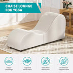 Sillón Mjkone de yoga de terciopelo, sillas de yoga curvas modernas para adultos para estiramientos, relajación, ejercicio