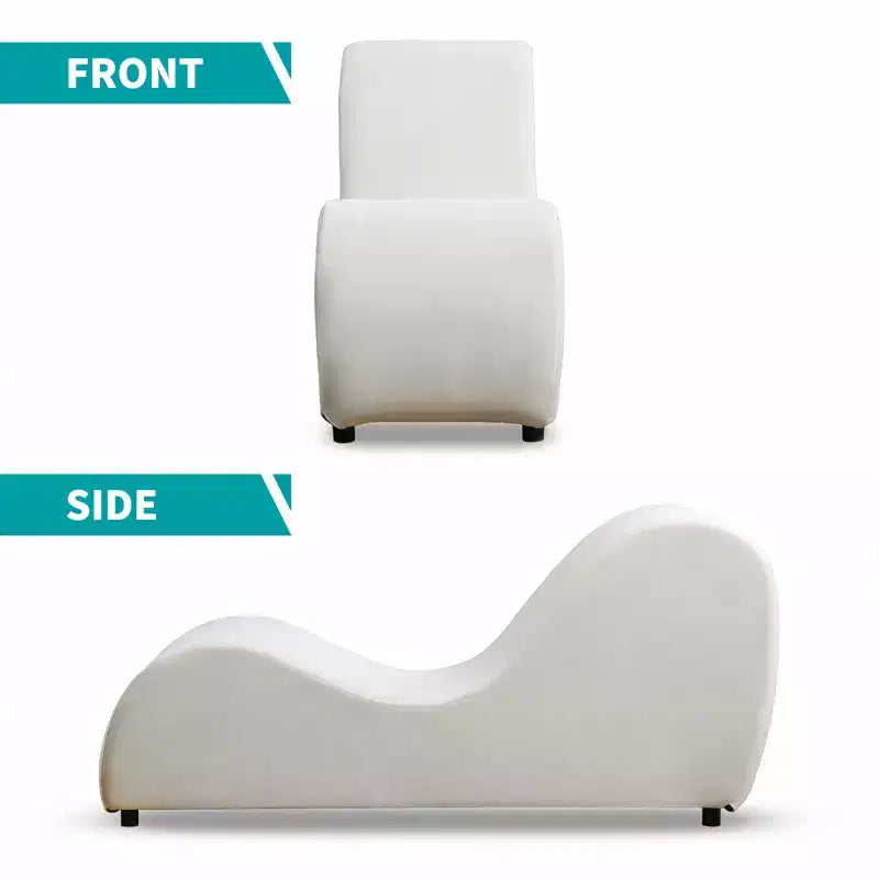 Sillón Mjkone de yoga de terciopelo, sillas de yoga curvas modernas para adultos para estiramientos, relajación, ejercicio