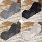 Sillón Mjkone de yoga de terciopelo, sillas de yoga curvas modernas para adultos para estiramientos, relajación, ejercicio
