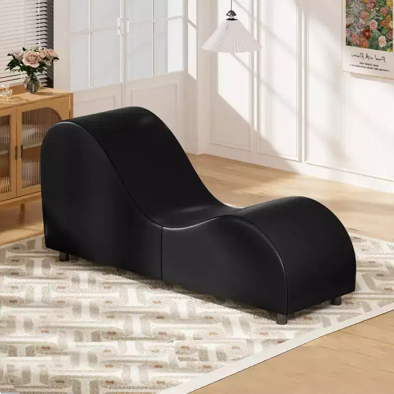 Sillón Mjkone de yoga de terciopelo, sillas de yoga curvas modernas para adultos para estiramientos, relajación, ejercicio