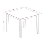 Mesa de cocina de madera moderna HomeStock