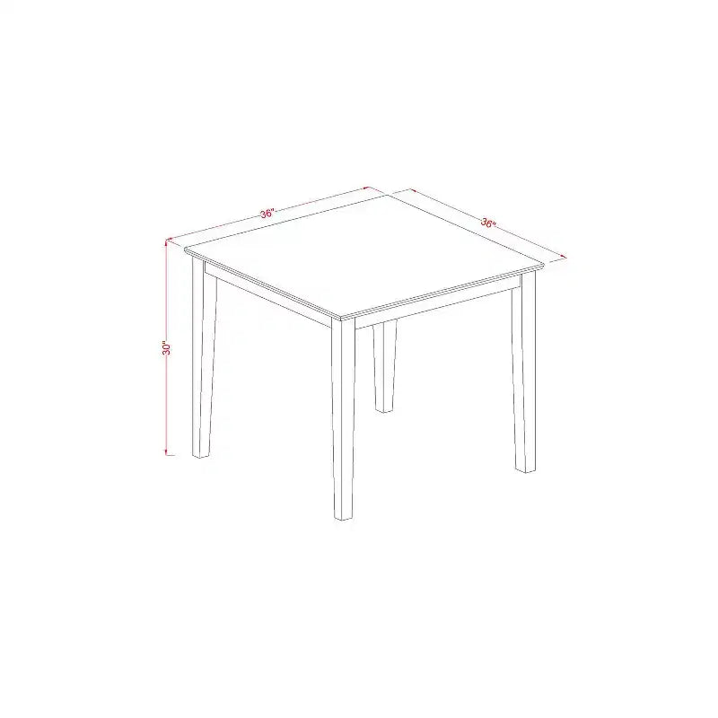 Mesa de cocina de madera moderna HomeStock