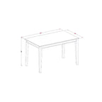 Mesa de comedor de altura de mostrador estilo rústico 36x60