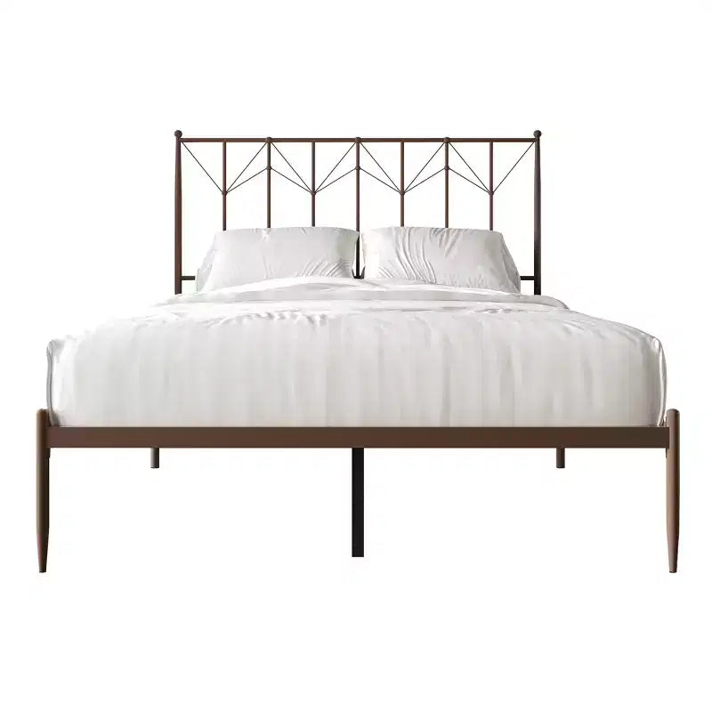 Cama de plataforma metálica