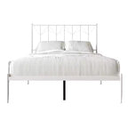 Cama de plataforma metálica