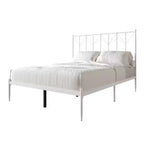 Cama de plataforma metálica