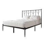 Cama de plataforma metálica