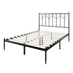 Cama de plataforma metálica