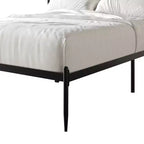 Cama de plataforma metálica