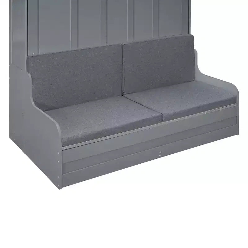 Cama de pared Murphy Whisen tamaño Queen, plegable en un armario con cojín, fácil de usar