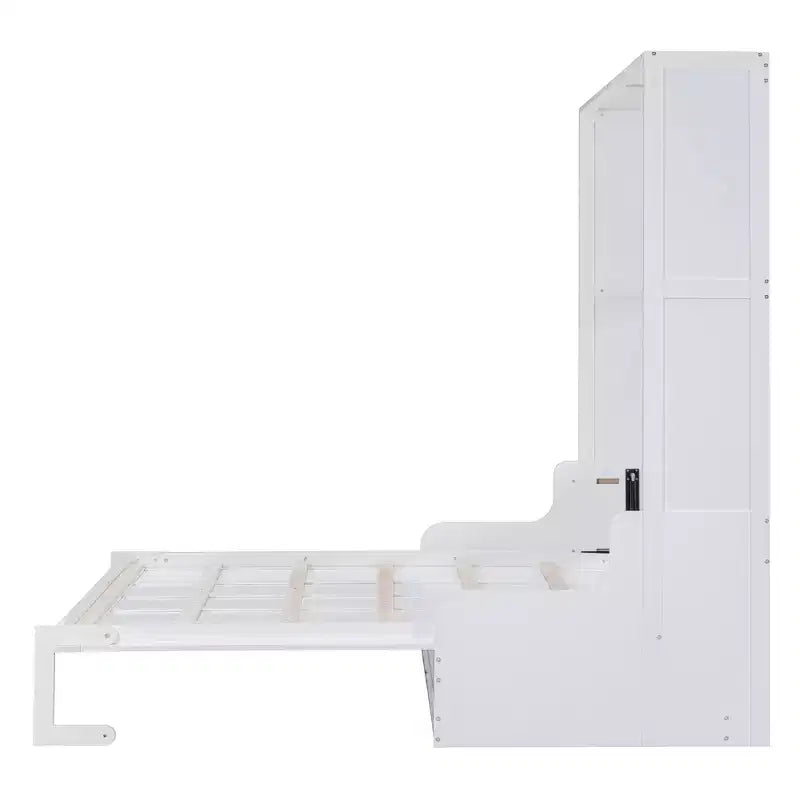 Cama de pared Murphy Whisen tamaño Queen, plegable en un armario con cojín, fácil de usar