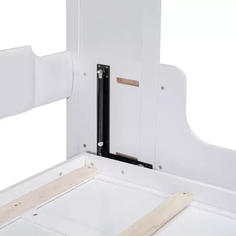 Cama de pared Murphy Whisen tamaño Queen, plegable en un armario con cojín, fácil de usar