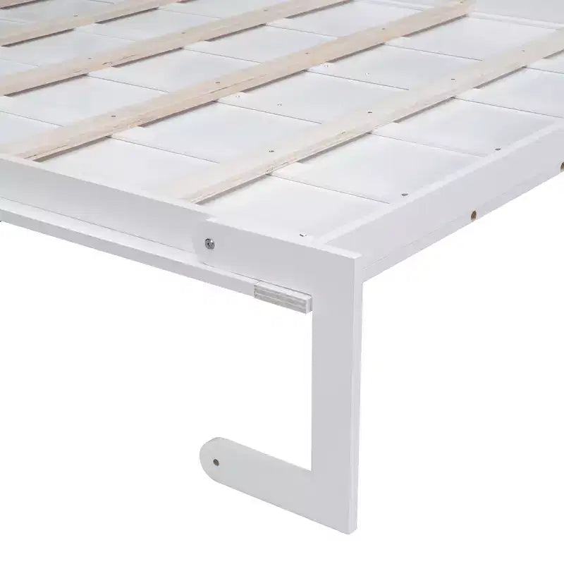 Cama de pared Murphy Whisen tamaño Queen, plegable en un armario con cojín, fácil de usar