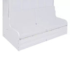 Cama de pared Murphy Whisen tamaño Queen, plegable en un armario con cojín, fácil de usar