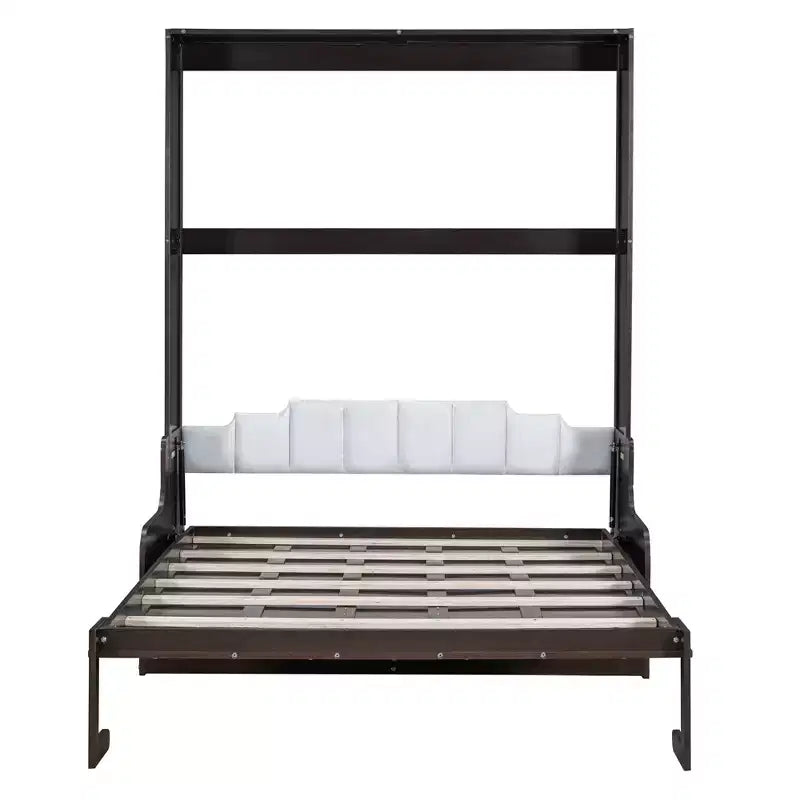 Cama de pared Murphy Whisen tamaño Queen, plegable en un armario con cojín, fácil de usar