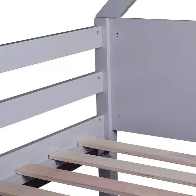 Litera Luxystar doble sobre doble con cabecero, piecero y barandilla de seguridad