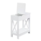 Mesa auxiliar rectangular de madera HomeStock 1 pieza
