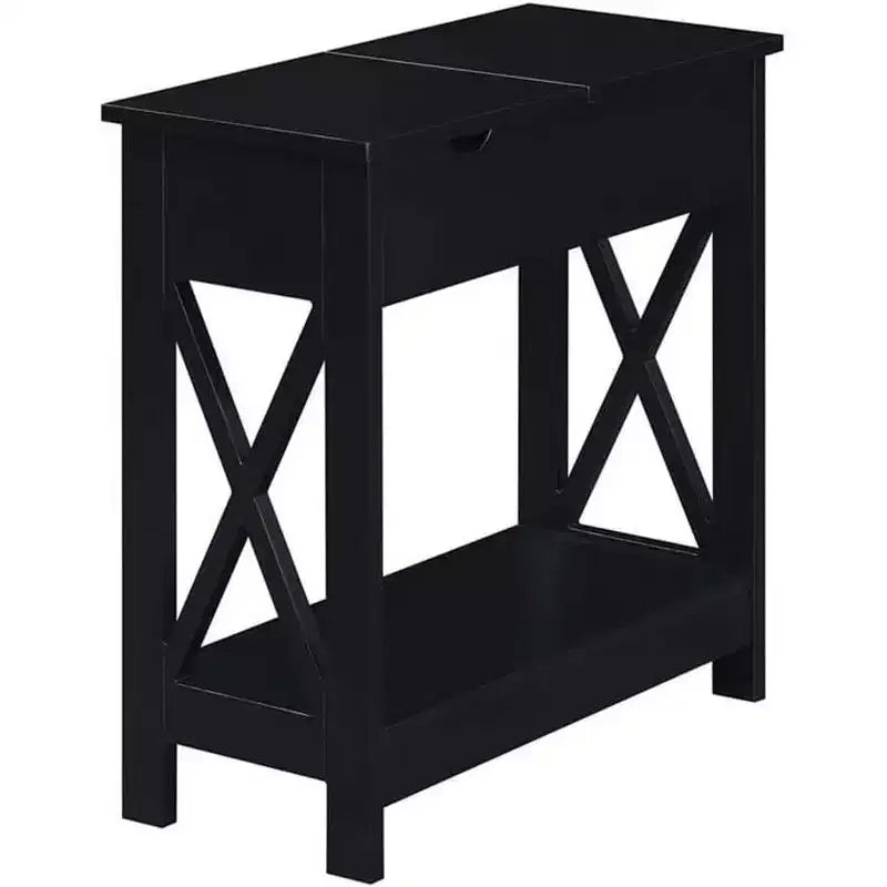 Mesa auxiliar rectangular de madera HomeStock 1 pieza