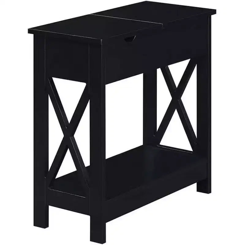 Mesa auxiliar rectangular de madera HomeStock 1 pieza