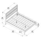 Cama Queen Elio Rattan
