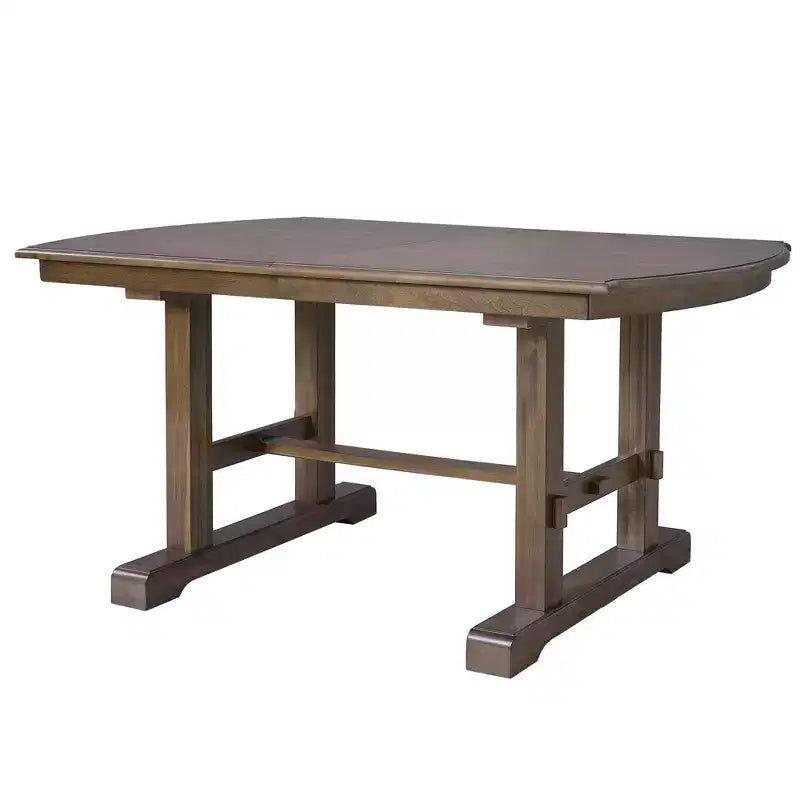 Juego de comedor de 6 piezas, mesa de comedor de madera extensible de 60 a 78 pulgadas con extensión removible