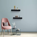 Estantes flotantes de madera para pared con soportes invisibles para baño, dormitorio, sala de estar y cocina, multicolor