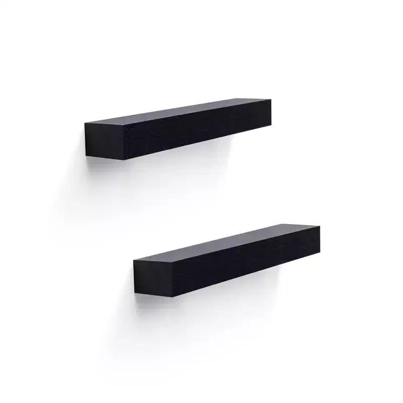 Estantes flotantes de madera para pared con soportes invisibles para baño, dormitorio, sala de estar y cocina, multicolor