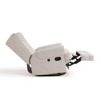 Sillón reclinable y planeador tapizado Serenity Wingback con carga USB
