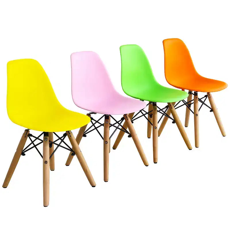 Mesa infantil y juego de 4 sillas Costway, construcción sólida, juego de comedor de 5 piezas para niños pequeños