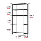 Mueble de almacenamiento de 3 estantes para colocar sobre el inodoro que ahorra espacio, estantería organizadora de baño independiente, fácil montaje, para baño
