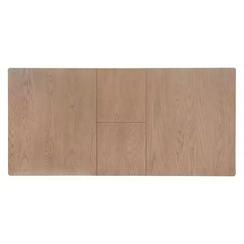 Christopher Knight Home Thaddea Juego de comedor de 7 piezas de estilo rústico extensible de madera de caucho con sillas tapizadas en tela de ratán