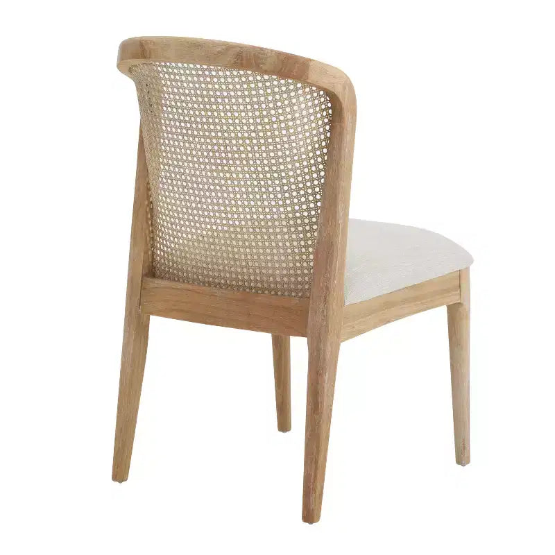 Christopher Knight Home Thaddea Juego de comedor de 7 piezas de estilo rústico extensible de madera de caucho con sillas tapizadas en tela de ratán