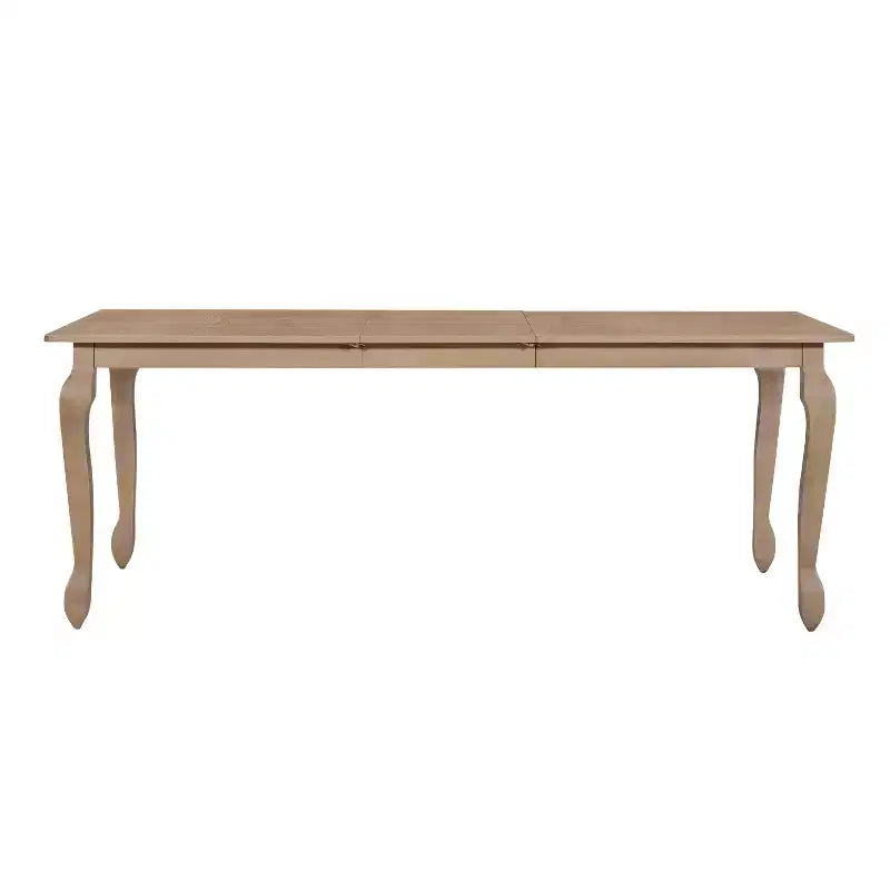 Christopher Knight Home Thaddea Juego de comedor de 7 piezas de estilo rústico extensible de madera de caucho con sillas tapizadas en tela de ratán