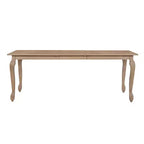 Christopher Knight Home Thaddea Juego de comedor de 7 piezas de estilo rústico extensible de madera de caucho con sillas tapizadas en tela de ratán