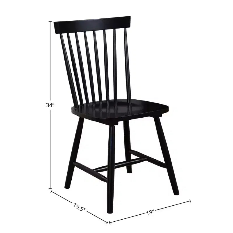 Sillas Windsor, negras