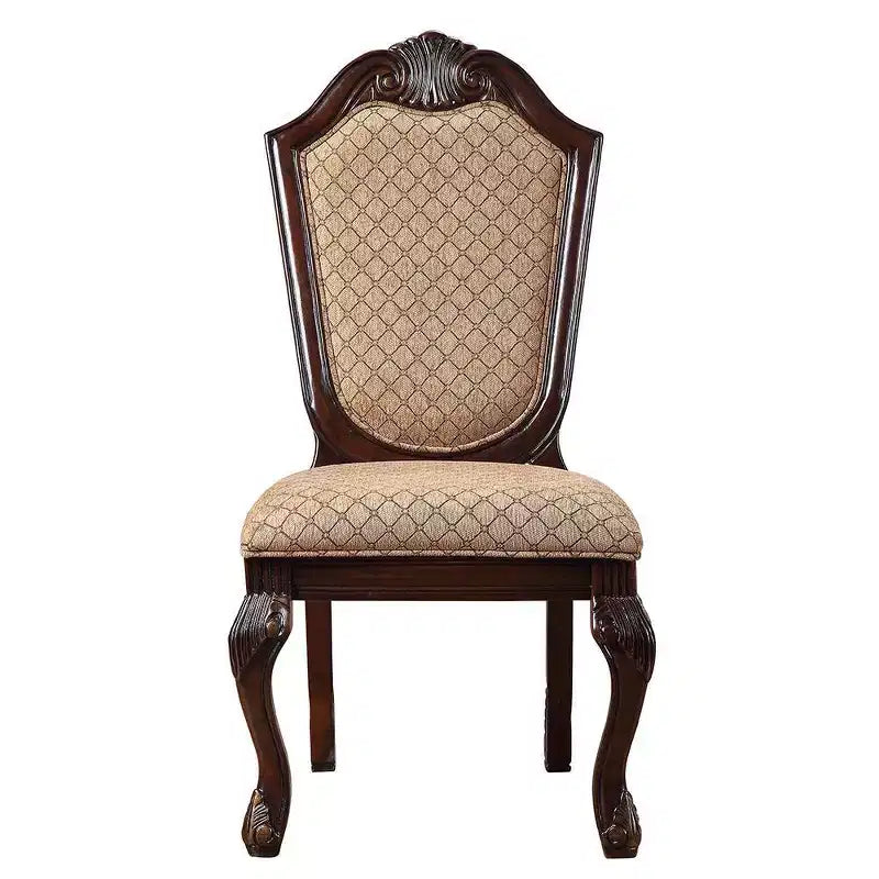 Acme Furniture Sillas de comedor Chateau De Ville Tela/Acabado espresso