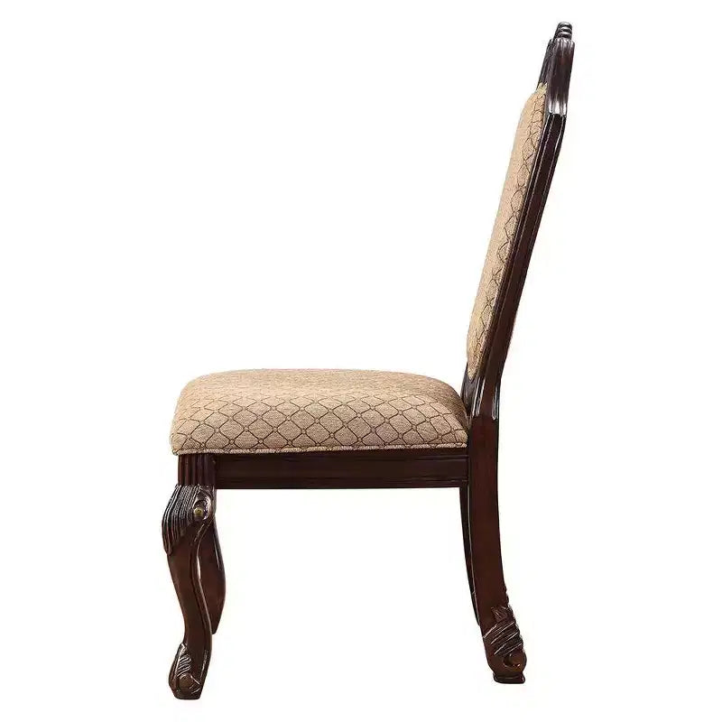 Acme Furniture Sillas de comedor Chateau De Ville Tela/Acabado espresso