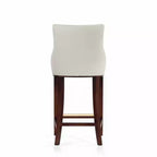 Manhattan Comfort Juego de 3 Taburetes de Bar Modernos de Piel Sintética Shubert