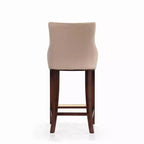 Manhattan Comfort Juego de 3 Taburetes de Bar Modernos de Piel Sintética Shubert