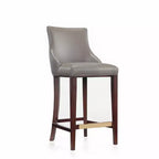 Manhattan Comfort Juego de 3 Taburetes de Bar Modernos de Piel Sintética Shubert