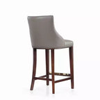 Manhattan Comfort Juego de 3 Taburetes de Bar Modernos de Piel Sintética Shubert